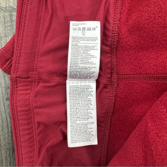 Athleta Altitude Tight in Polartec Power Stretch Red SZ 3X - Picture 9 of 16